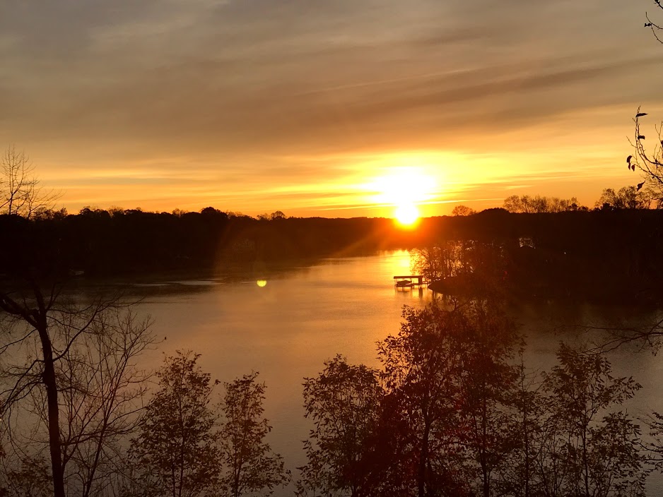 Sunset at Smith Mountain Lake